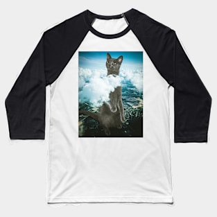 Curious Cat Baseball T-Shirt
